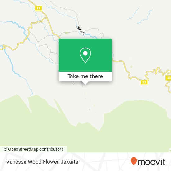 Vanessa Wood Flower, Cisarua map