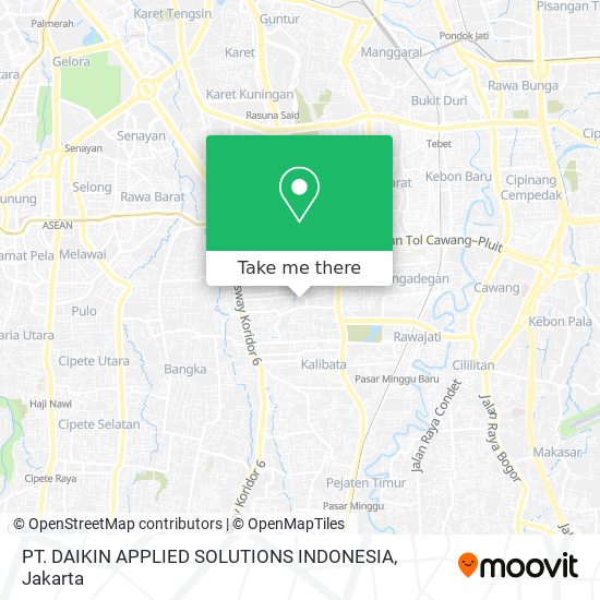 PT. DAIKIN APPLIED SOLUTIONS INDONESIA map