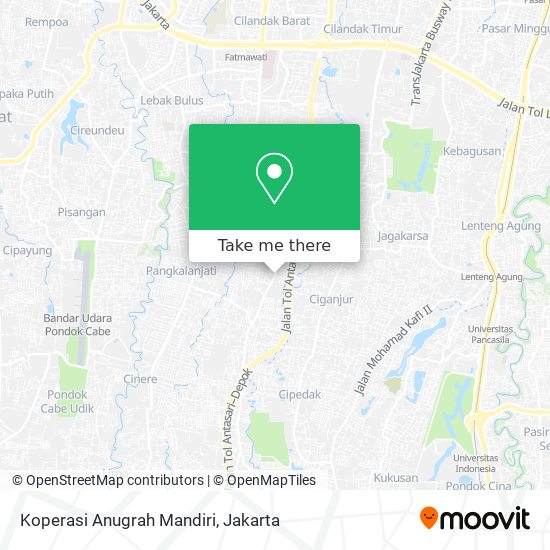 Koperasi Anugrah Mandiri map