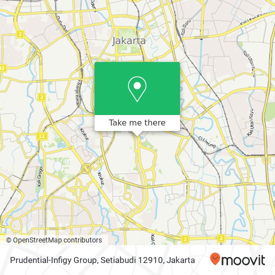 Prudential-Infigy Group, Setiabudi 12910 map