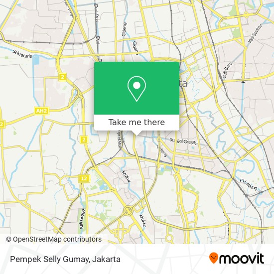 Pempek Selly Gumay map