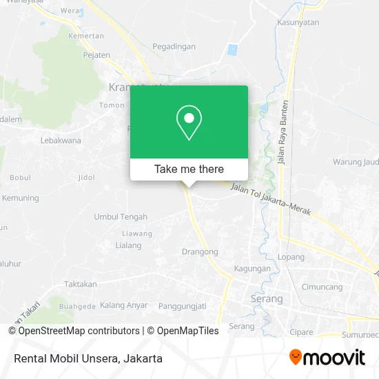 Rental Mobil Unsera map