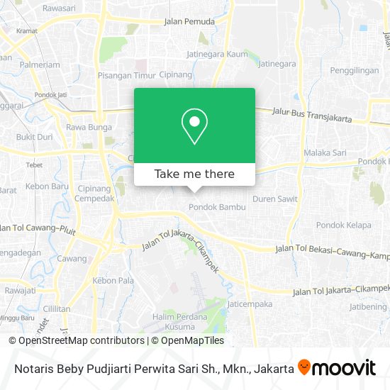 Notaris Beby Pudjiarti Perwita Sari Sh., Mkn. map