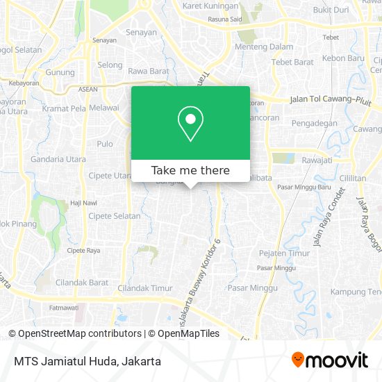 MTS Jamiatul Huda map