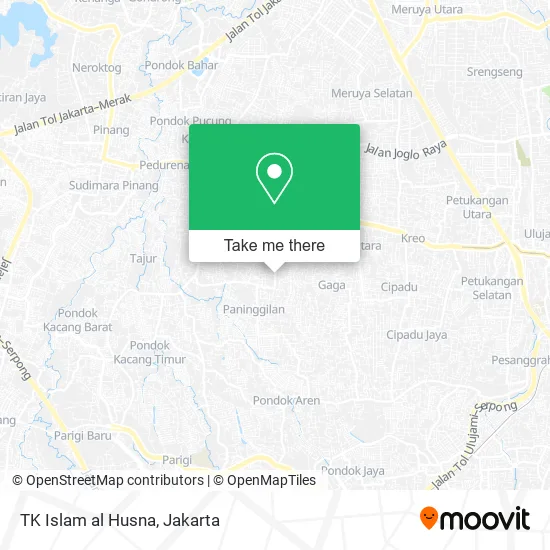TK Islam al Husna map