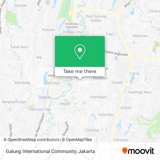 Galung International Community map