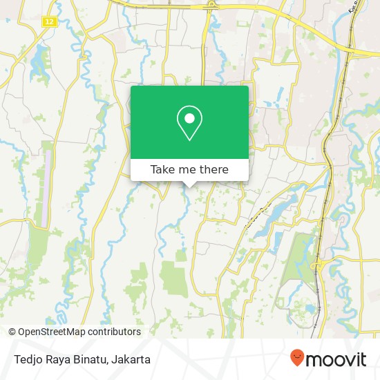 Tedjo Raya Binatu, Jalan Keranji Jagakarsa map