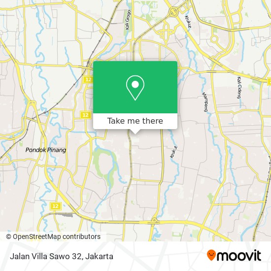 Jalan Villa Sawo 32 map