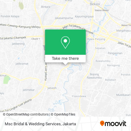 Msc Bridal & Wedding Services map