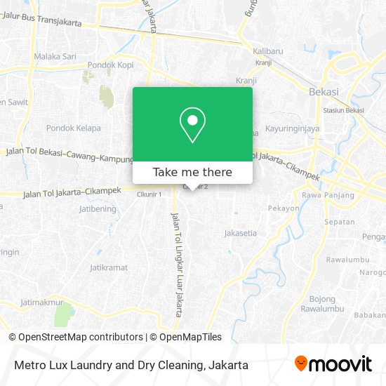 Metro Lux Laundry and Dry Cleaning map