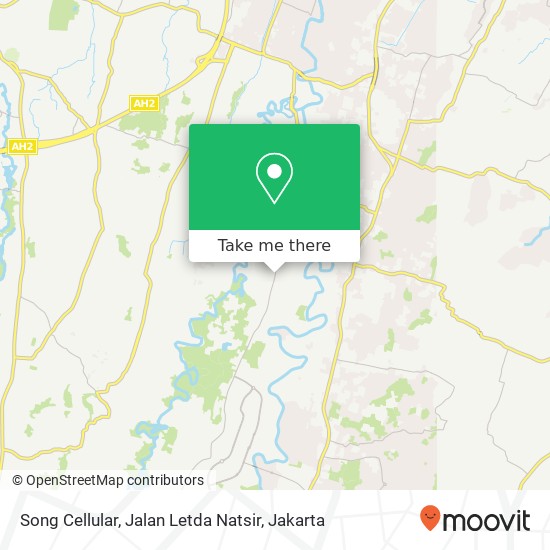 Song Cellular, Jalan Letda Natsir map