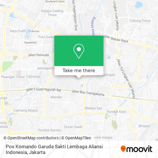 Pos Komando Garuda Sakti Lembaga Aliansi Indonesia map