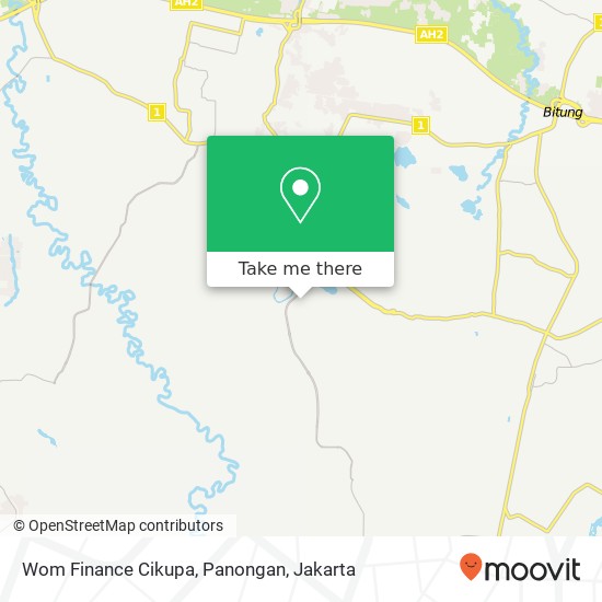 Wom Finance Cikupa, Panongan map