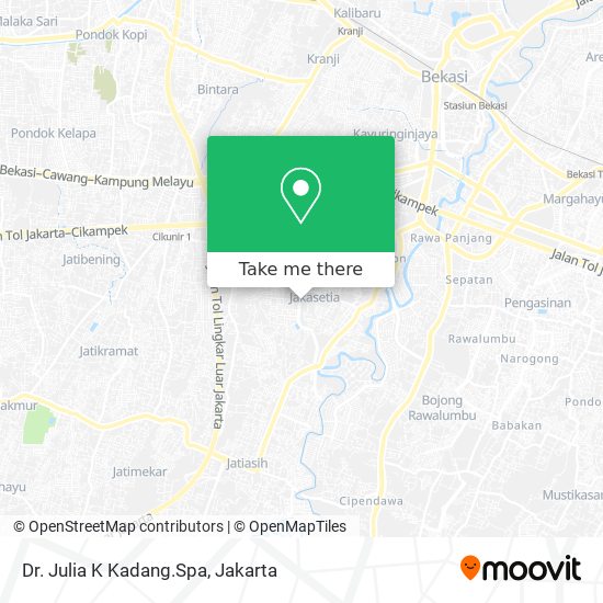 Dr. Julia K Kadang.Spa map