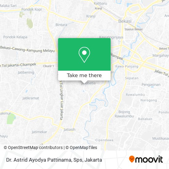 Dr. Astrid Ayodya Pattinama, Sps map
