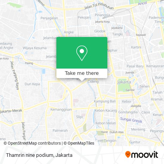 Thamrin nine podium map