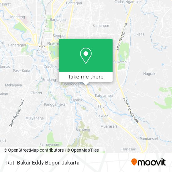 Roti Bakar Eddy Bogor map