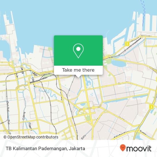 TB Kalimantan Pademangan, Jalan Pademangan 3 map