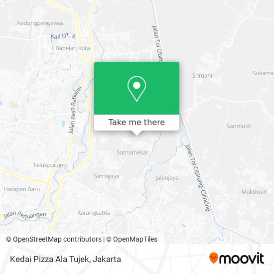 Kedai Pizza Ala Tujek map