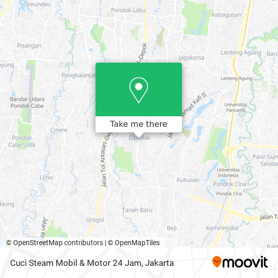 Cuci Steam Mobil & Motor 24 Jam map