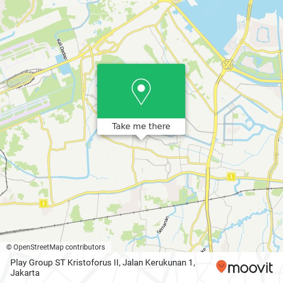 Play Group ST Kristoforus II, Jalan Kerukunan 1 map