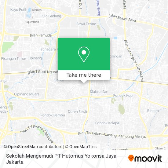 Sekolah Mengemudi PT Hutomus Yokonsa Jaya map