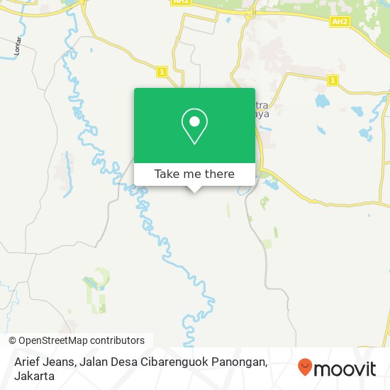 Arief Jeans, Jalan Desa Cibarenguok Panongan map