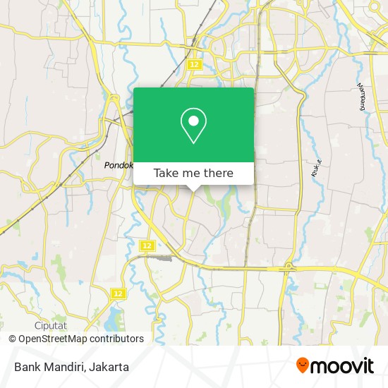 Bank Mandiri map