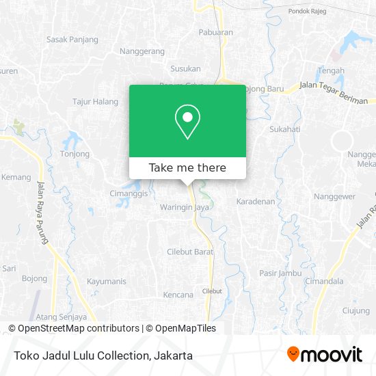 Toko Jadul Lulu Collection map