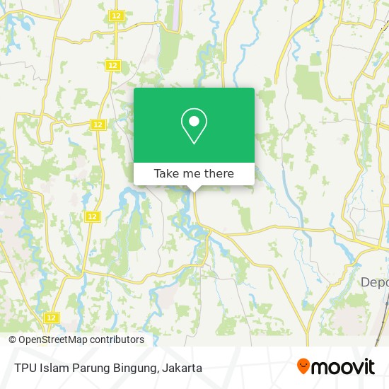 TPU Islam Parung Bingung map