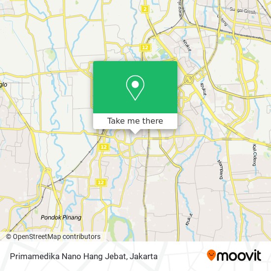 Primamedika Nano Hang Jebat map