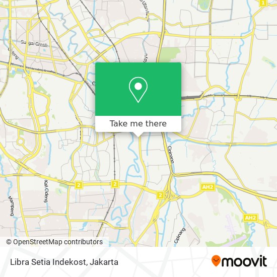 Libra Setia Indekost map