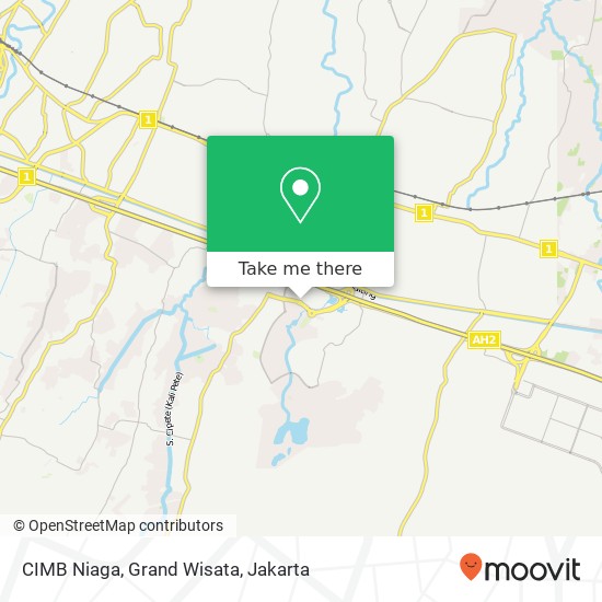 CIMB Niaga, Grand Wisata map