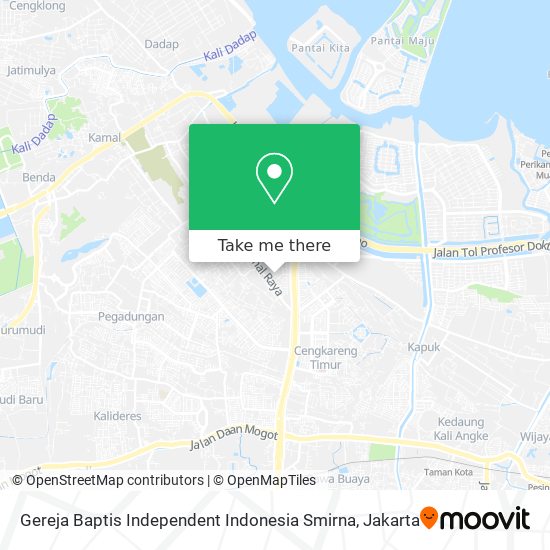 Gereja Baptis Independent Indonesia Smirna map