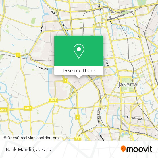 Bank Mandiri map