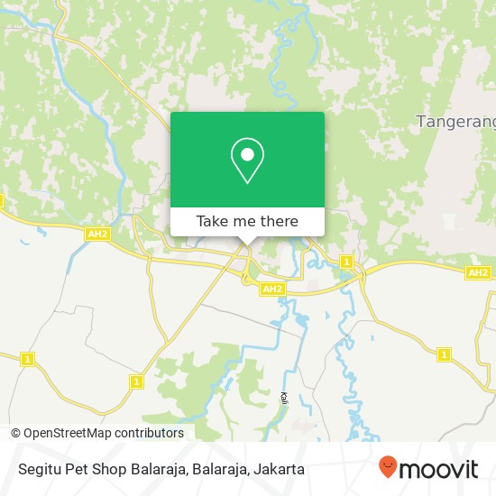 Segitu Pet Shop Balaraja, Balaraja map