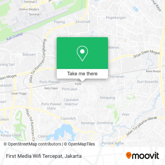 First Media Wifi Tercepat map