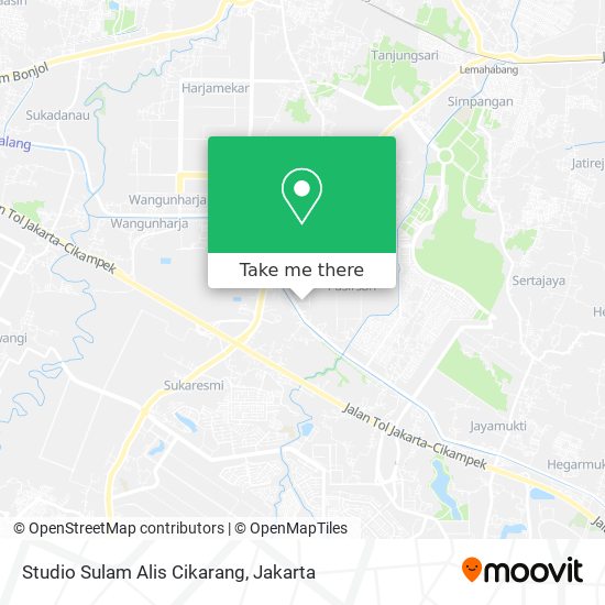 Studio Sulam Alis Cikarang map