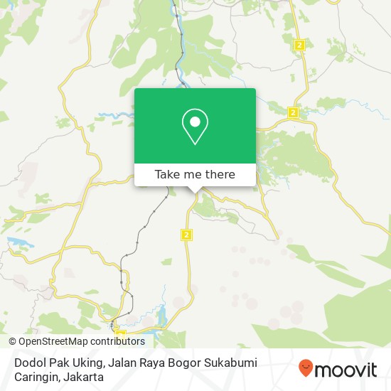 Dodol Pak Uking, Jalan Raya Bogor Sukabumi Caringin map