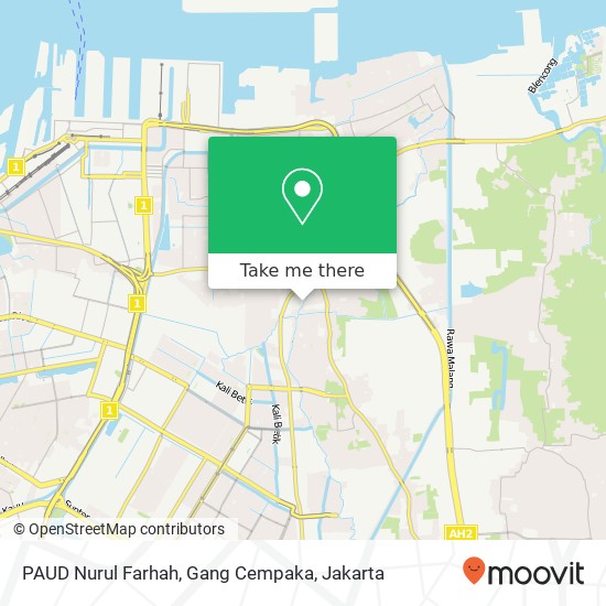 PAUD Nurul Farhah, Gang Cempaka map