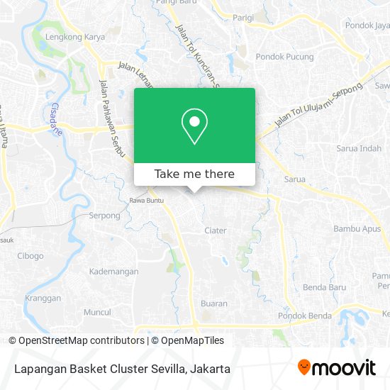 Lapangan Basket Cluster Sevilla map