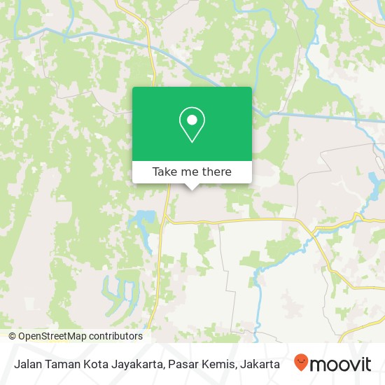 Jalan Taman Kota Jayakarta, Pasar Kemis map