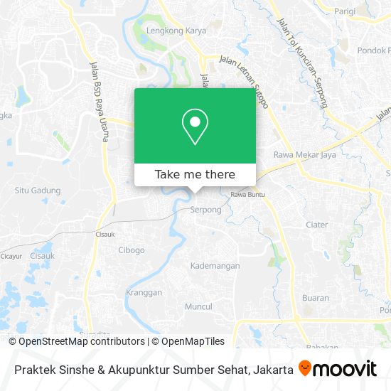 Praktek Sinshe & Akupunktur Sumber Sehat map