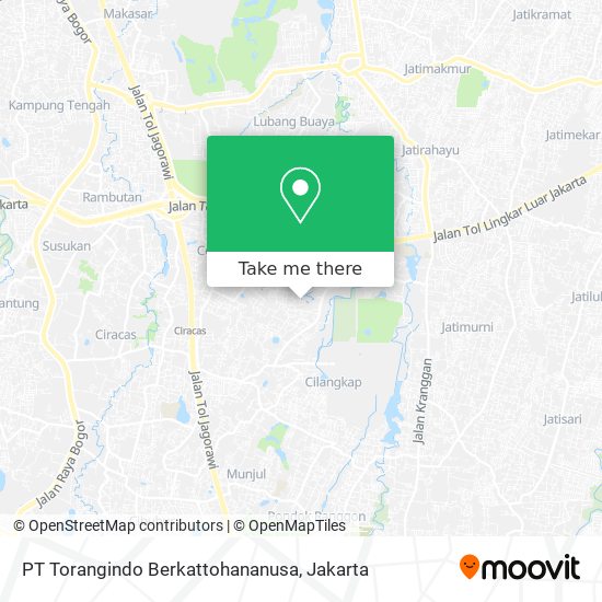 PT Torangindo Berkattohananusa map