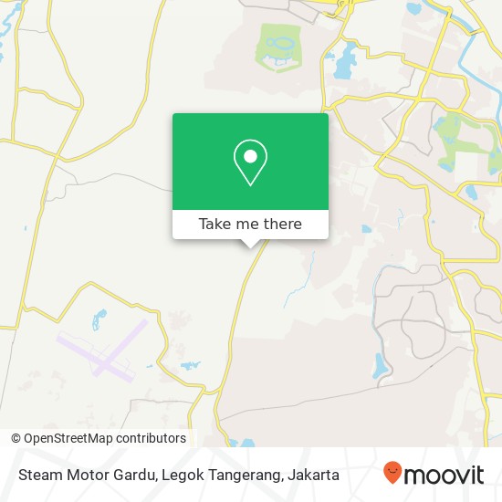 Steam Motor Gardu, Legok Tangerang map