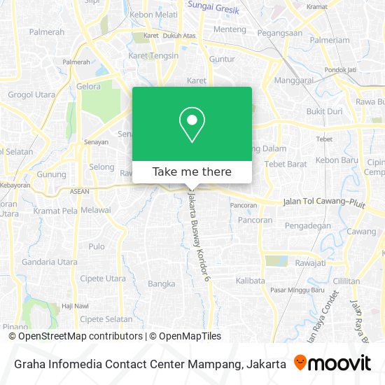 Graha Infomedia Contact Center Mampang map