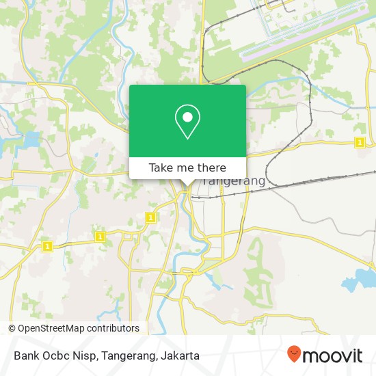 Bank Ocbc Nisp, Tangerang map