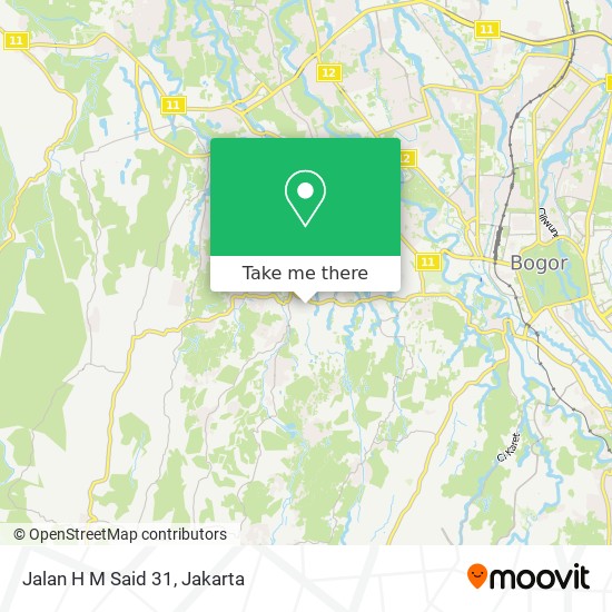 Jalan H M Said 31 map