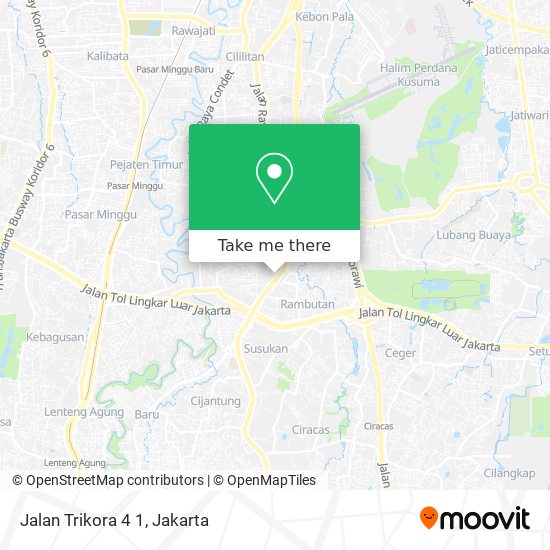 Jalan Trikora 4 1 map