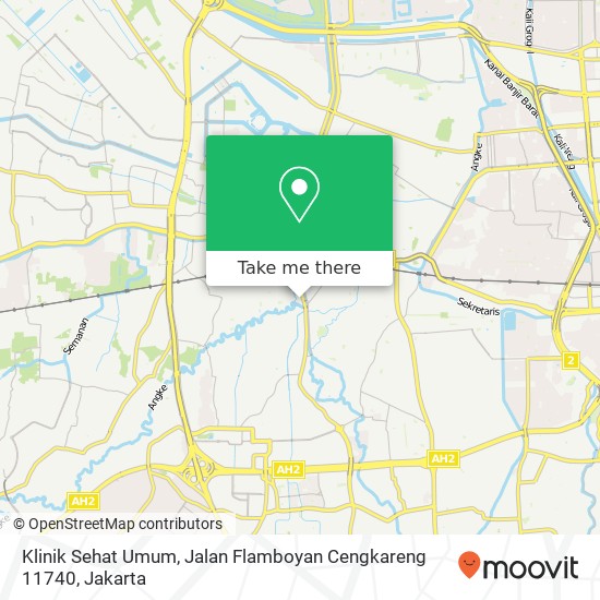 Klinik Sehat Umum, Jalan Flamboyan Cengkareng 11740 map